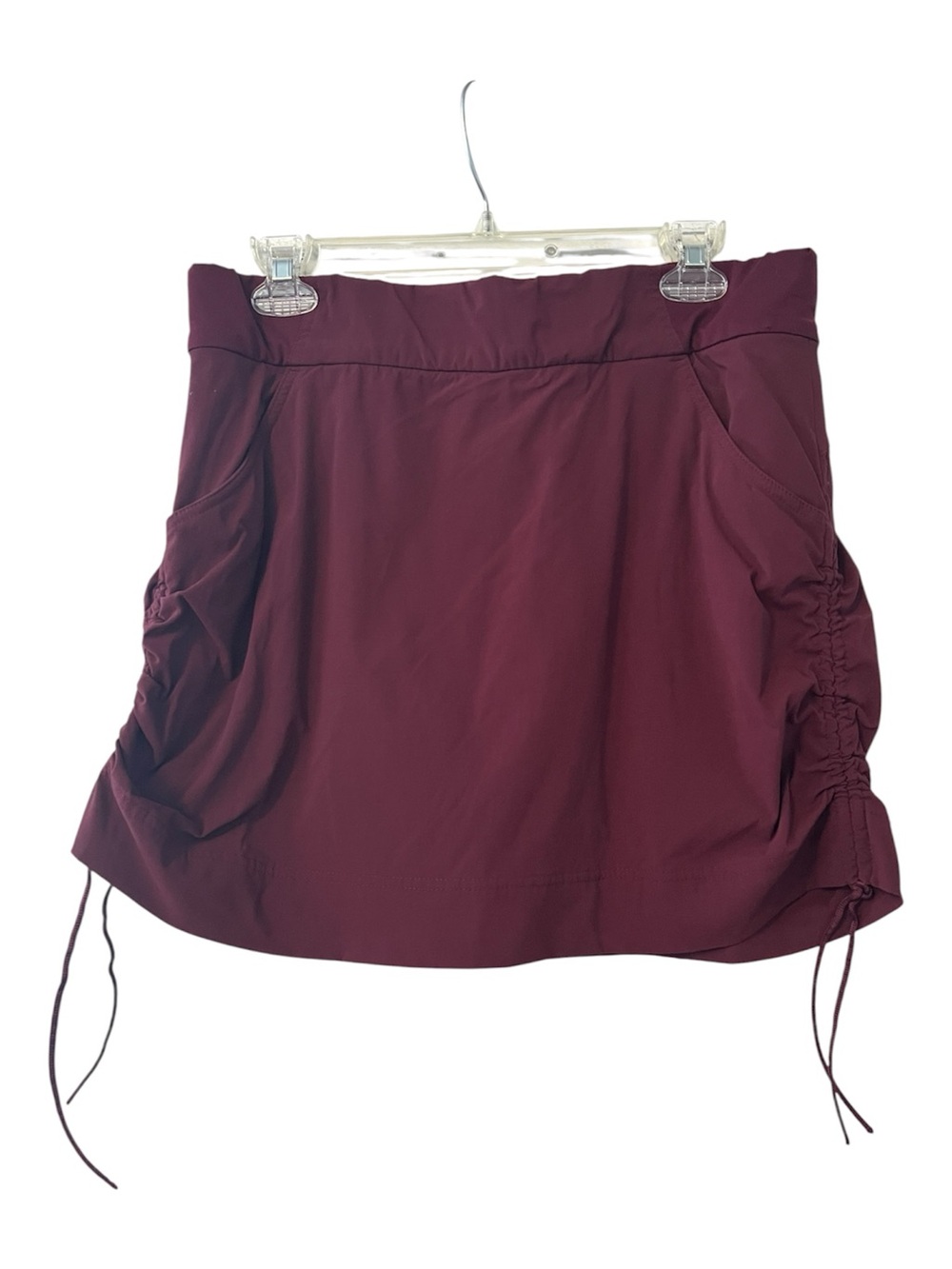 Columbia Skort Cinch Sides Wine Maroon Size Large